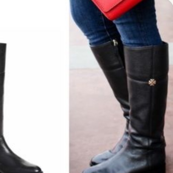 BNWT TORY BURCH JOLIE BLACK BOOTS - Picture 5 of 13